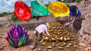 Easy! The Biggest Gold & Gemstone is in the Deepest Crevices!