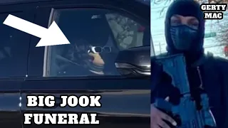 Yo Gotti mom & family protected by snipers wearing masks at Big Jook funeral in Memphis