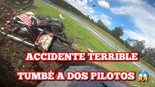 Fuerte accidente en mi última carrera del GP Colombia