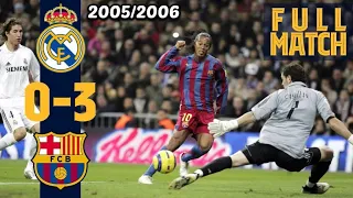 Real Madrid 0-3 Barcelona La Liga 2005 All Goals & Extended Highlights HD..! #futebol #football