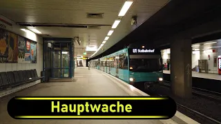 U-Bahn Station Hauptwache - Frankfurt 🇩🇪 - Walkthrough 🚶