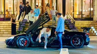 BILLIONAIRES DRIVE McLaren P1 NIGHTLIFE MONACO August25,2023#monaco #supercars #billionaires