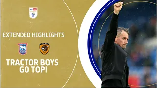 TRACTOR BOYS GO TOP! | Ipswich Town v Hull City extended highlights