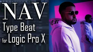 How to make a NAV type beat in Logic Pro X | Trap Rap Beat Tutorial