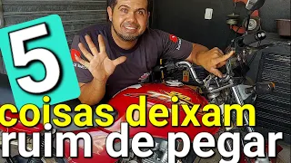 5 coisas que deixam sua moto ruim de pegar pela manhã