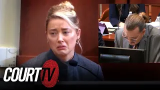 Amber Heard Appears to Break Down on Stand