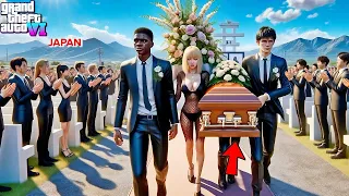 😢💔Franklin's Daughter's Funeral In Japan-GTA 5 Real Life Mod Remastered Season 1 Episode 156