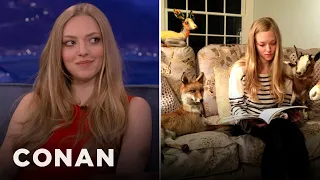 Amanda Seyfried Has A Growing Taxidermy Collection | CONAN on TBS