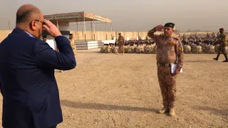 وزير الدفاع يزور مركز تدريب بغداد الأساسي