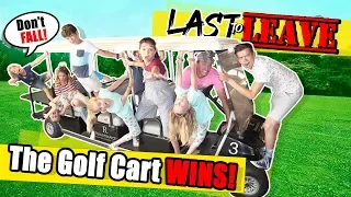 Last To LEAVE The GOLF CART Limousine WINS BIG! With The Ohana Adventure!