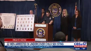 JSO: 22 men arrested in undercover child sex sting