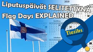 Why is the Finnish flag flying today?