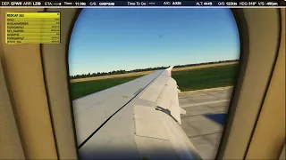 [MSFS] Fenix A320 - Wroclaw Poland (EPWR) to Berlin (EDDT) Cold and Dark