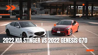 2022 Kia Stinger vs 2022 Genesis G70 - Car Reviews