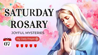 THE ROSARY TODAY❣️JOYFUL  MYSTERIES❣️OCTOBER 07, 2023 HOLY ROSARY SATURDAY| PRAYER CAN WORK MIRACLES