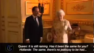 Queen's French welcome