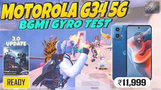 🔥Moto G34 5G Pubg / BGMI Test With fps Meter