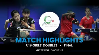 M. Harimoto/M. Kihara vs C. Lutz/P. Pavade | Final U19 GD | ITTF World Youth Championships 2022