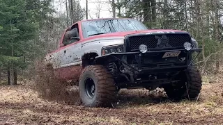 Full Send Mud Truck Compilation: 2nd gen ram 1500 Off Road V8 Magnum