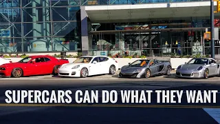 Supercars Go Ham In A Tunnel in NYC