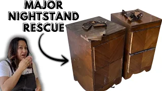 Rescuing And Refurbishing A Set Of Nightstands
