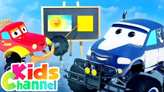 Colors Song | Learning Videos for Children | Monster Truck Dan Cartoons - Kids Channel
