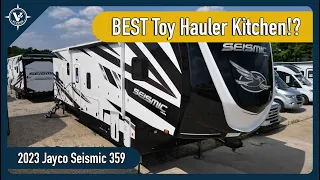 2023 Jayco Seismic 359 | Is This The Best Toy Hauler Kitchen?
