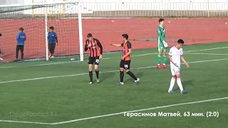 2 лига | Обзор матча Шахтер М - Актобе М 5:0 | 24.09.2019 | Вторая лига Казахстана по футболу 2019