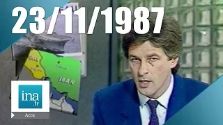 20h Antenne 2 du 23 novembre 1987 -  Le ministre de la défense sur le Clémenceau | Archive INA