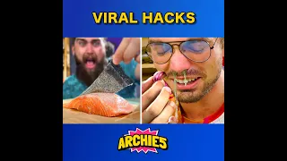 Testing Viral TikTok Hacks with Archie5 🤯🥵#shorts #experiment #hacks