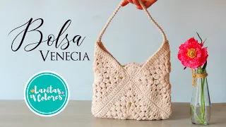 CROCHET WOVEN bag or crochet step by step basic stitches | Wools and Colors