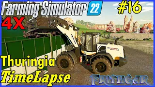 FS22 Timelapse, Thuringia 4x #16 BGA Silage Loading!