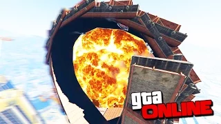 САМАЯ ОГРОМНАЯ РАМПА  В GTA 5 ONLINE ( ГОНКИ + УГАР )#139