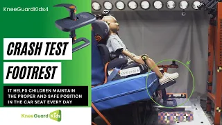 Crash test - KneeGuardKids4 - car seat footrest