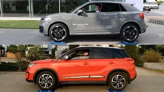 Audi Q2 Quattro vs Suzuki Vitara All Grip Select - 4x4 test on rollers