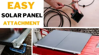 Easy Solar Panel Fitting for OFF GRID Set Up | Van Conversion