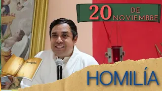 EVANGELIO DE HOY domingo 20 de noviembre del 2022 - Padre Arturo Cornejo