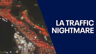 Thanksgiving traffic nightmare in Los Angeles