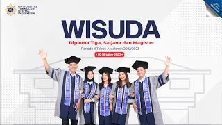 WISUDA UTDI -  DIPLOMA TIGA, SARJANA DAN MAGISTER T.A 2022/2023