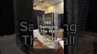 146” Samsung “The Wall” @AudioAdvice Live 2023! #samsung #samsungthewall #jbl #hometheater