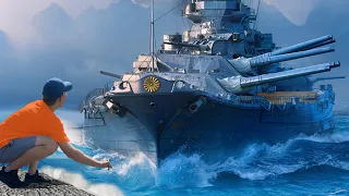 World of Warships But The Ships Get Bigger Every Time