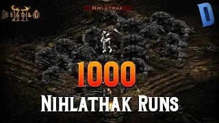 Diablo 2 - 1000 Nihlathak Runs!!!