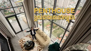 THE HIGHEST PENTHOUSE IN CAMBODIA 2023 [ PRICE RANG 500,000$ USD] With RiverFront View