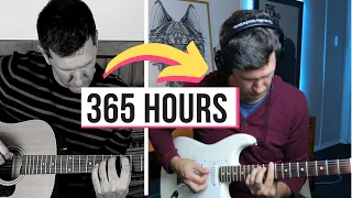 Adult 1 Year Beginner Guitar Progress (Through Online Lessons)