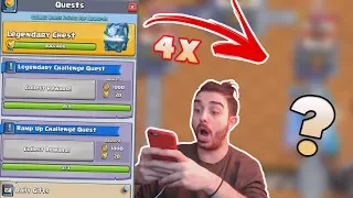 DESCHIDEM LEGENDARY CHEST SI ATACAM CU 4x LEGENDARE CARE NE PICA DIN CHEST !! Clash Royale Romania