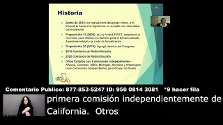 04.26.2021 - CA Citizens Redistricting Commission, Redistricting Basics Presentation - Spanish