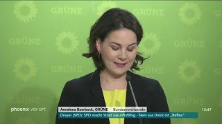 Pressekonferenz Die Grünen mit Annalena Baerbock zur "Sozialstaatsreform" der SPD am 11.02.19