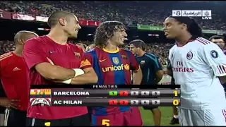 Penalties Barcelona 3-1 AC Milan 25-08-2010