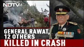 General Bipin Rawat, Wife Among 13 Killed In Chopper Crash