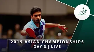 2019 ITTF-ATTU Asian Championships | DAY 3 - LIVE